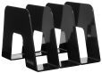 HAN Katalogsammler SORTER – 2 STÜCK, Design-Ikone für das moderne Umfeld. Praktischer Katalogsammler mit 3 Fächerunterteilungen, schwarz, 16200-13